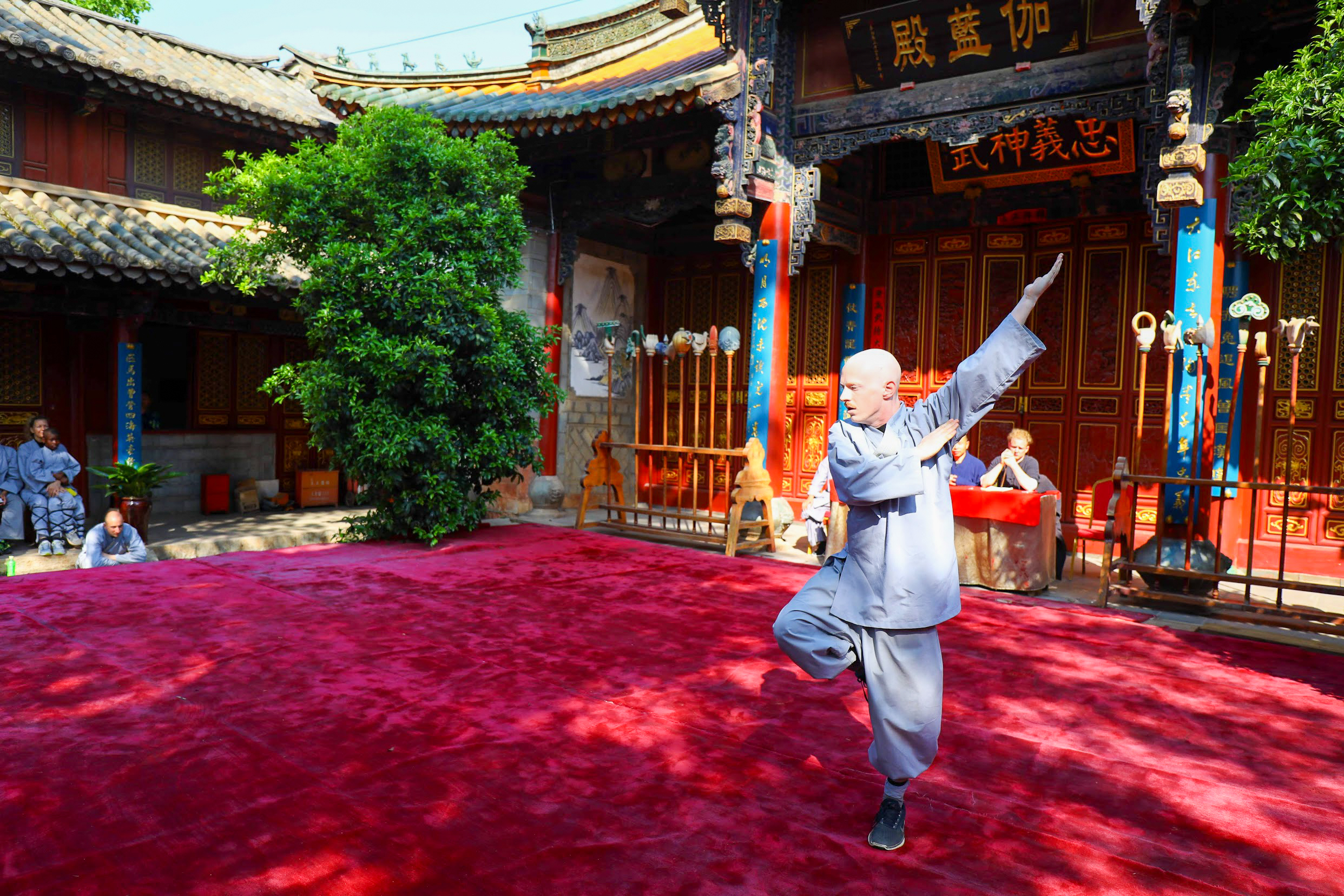 A temple in China, from a season of martial arts training